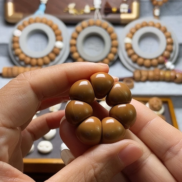 手串桃核六*.全品太阳花手捻