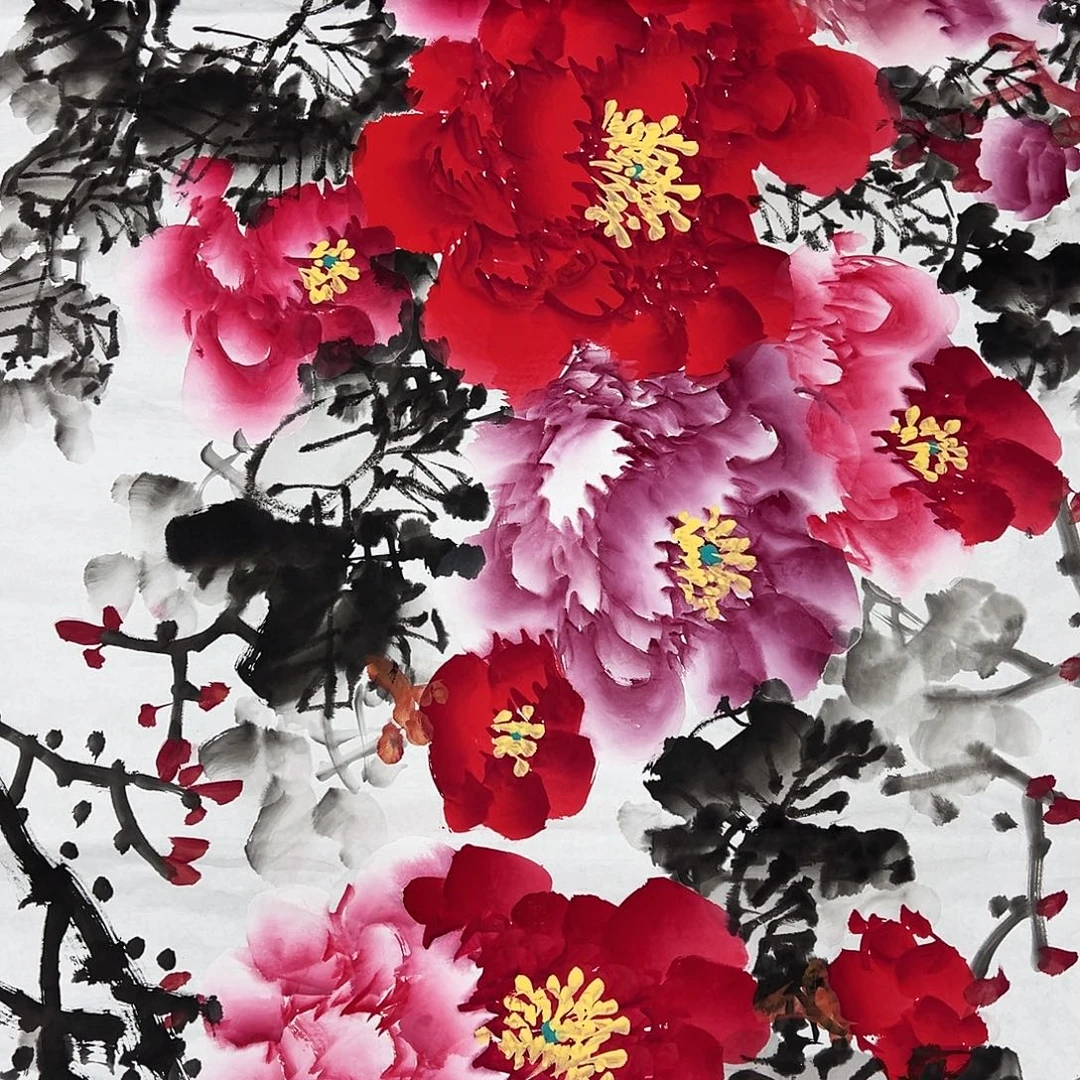 国画纯手绘作品欣赏