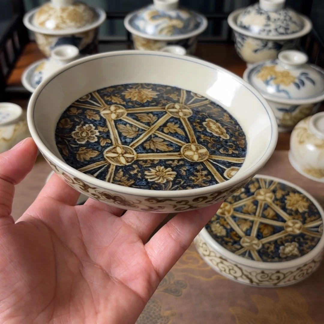 摆件景德镇手绘茶器