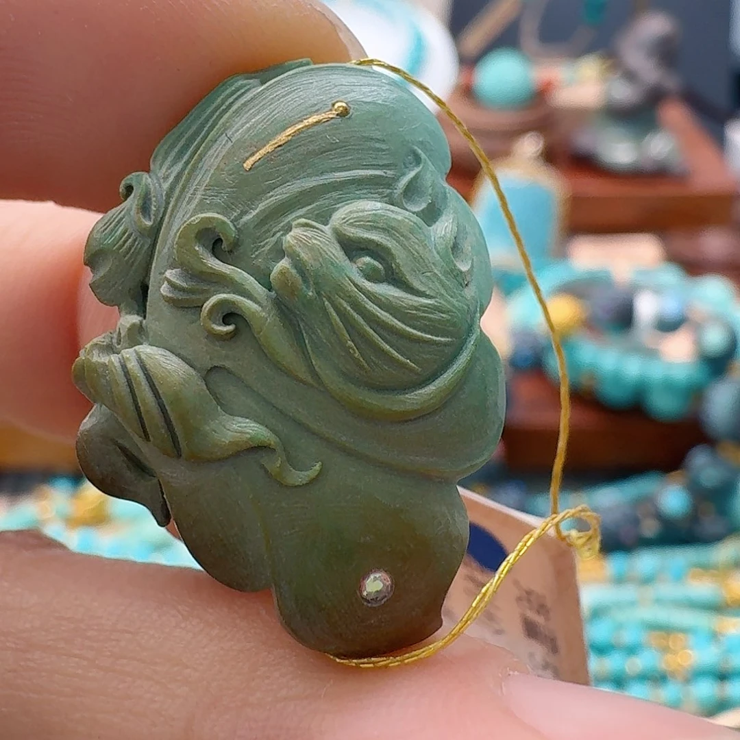 绿松石未镶嵌珠宝半成品