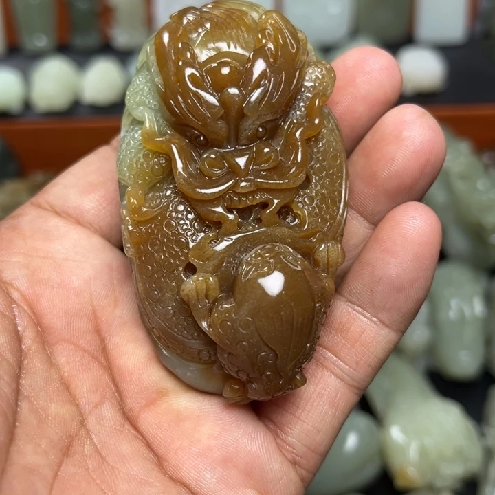 宣***印未镶嵌和田玉挂件