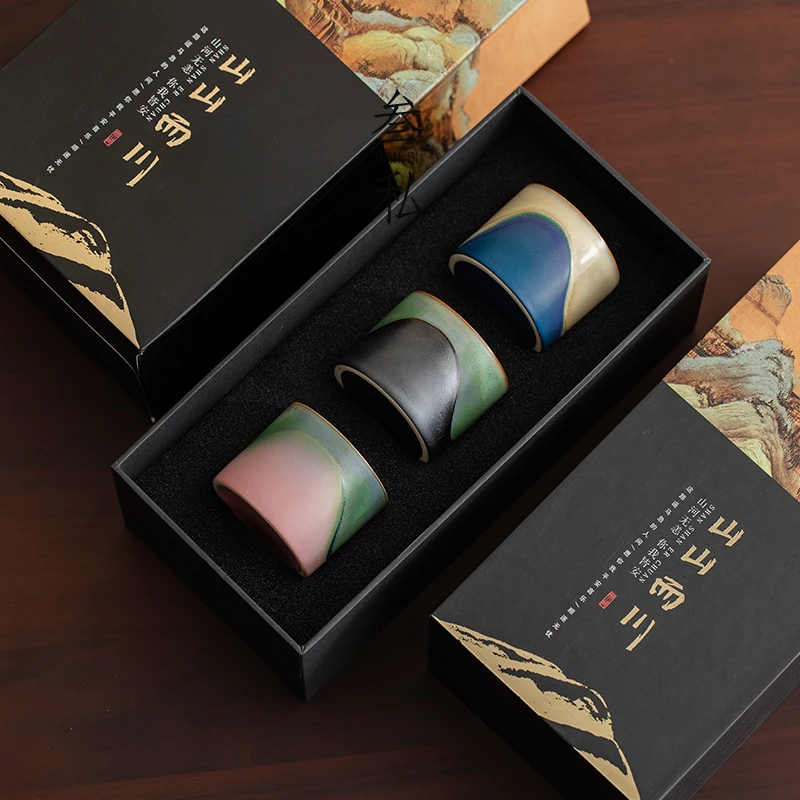 茶杯主人杯陶瓷故宫文创高档礼盒高档送长辈父亲生日礼商务伴手礼