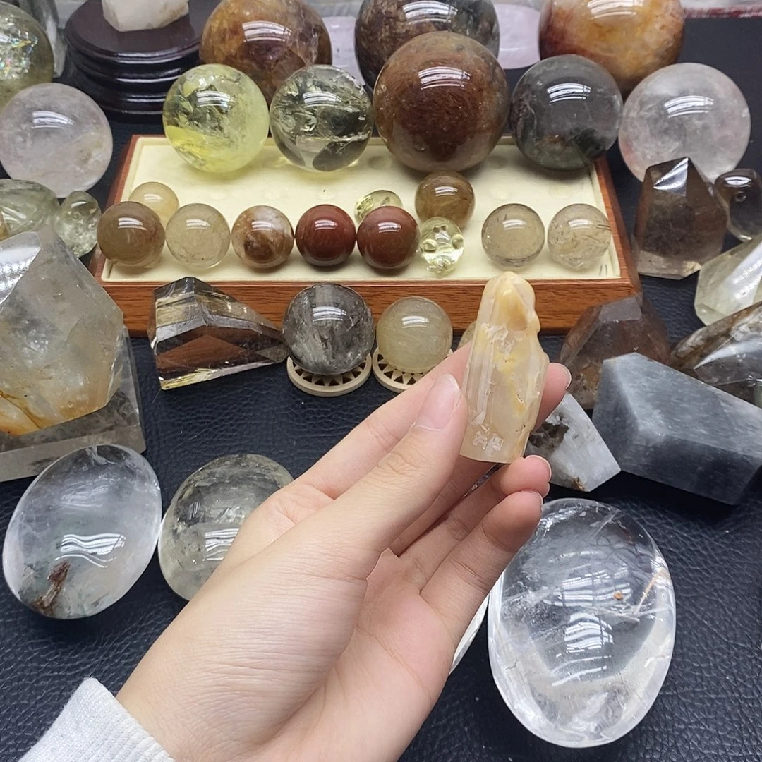 水晶未镶嵌珠宝半成品34水晶石