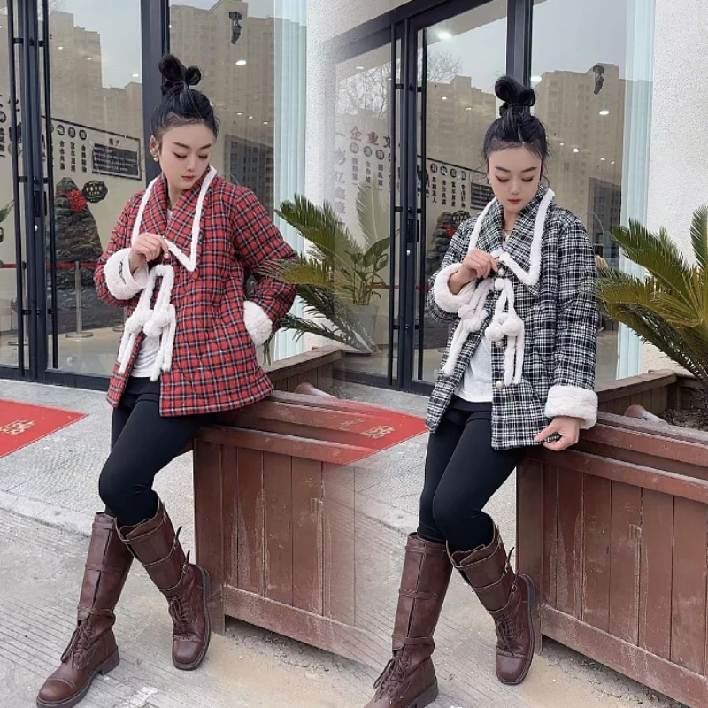 【李丽原创轻奢】新款女士时尚睡袍中长款睡衣三层加绒加厚冬季保