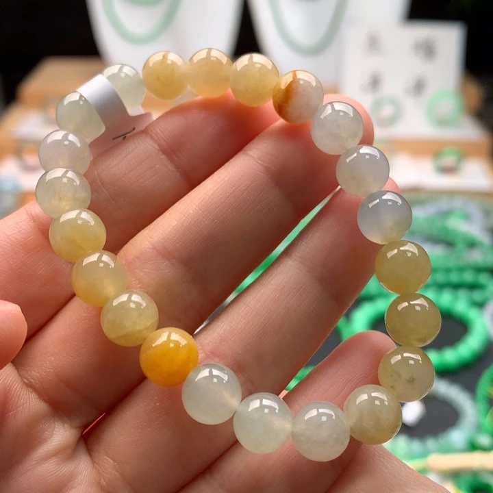翡翠未镶嵌手链缅甸天然A货翡翠
