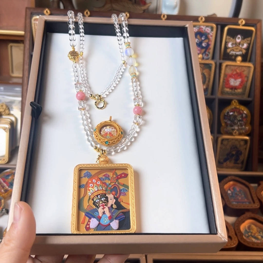 吊坠M****a装裱画立体擦擦扎基➕九尾