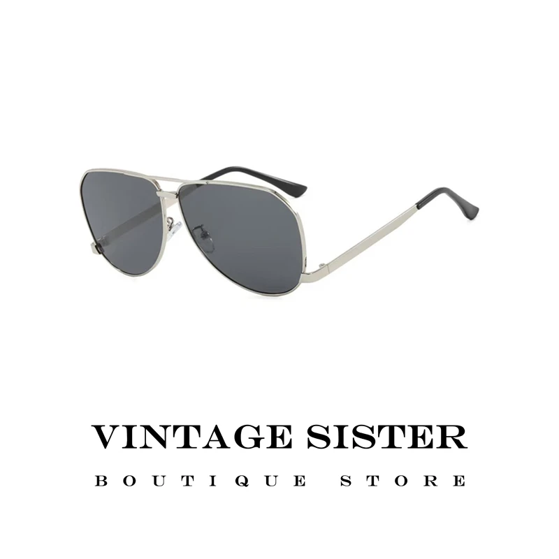 0012【VTGSIS 推荐】黑色双梁太阳镜防紫外线百搭轻奢时尚个性经典