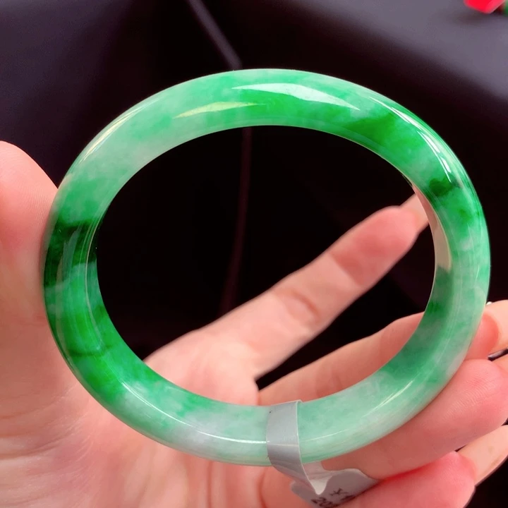 麦***制未镶嵌手镯翡翠翡翠