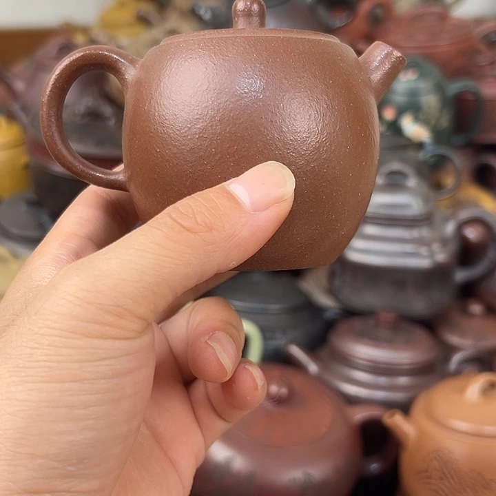 茶壶紫砂紫砂微瑕没有底章