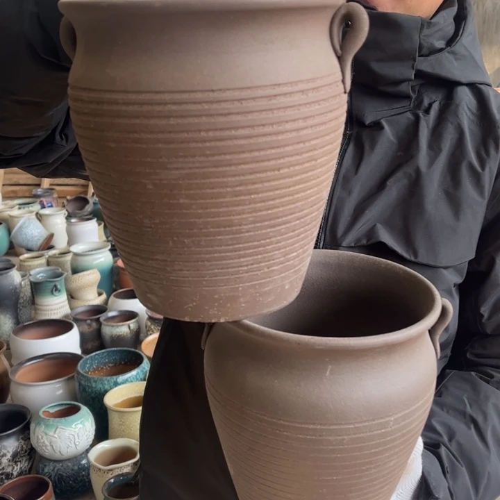 紫砂花盆高21口19————-