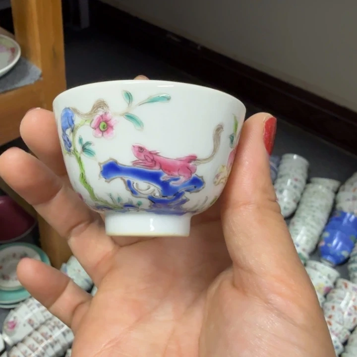 景德镇陶瓷杯子盖碗