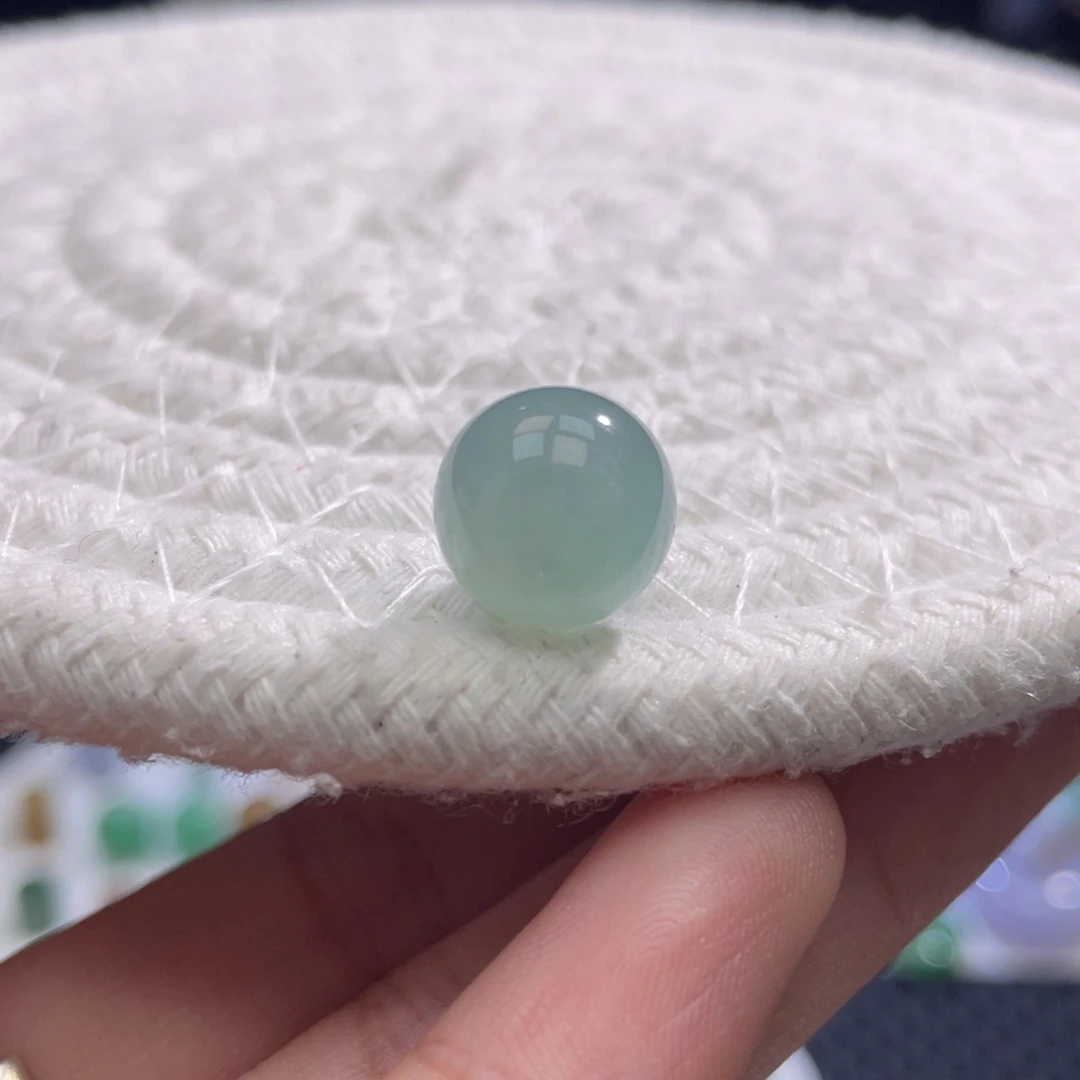 散珠翡翠特色冰晴圆珠卡11.2mm
