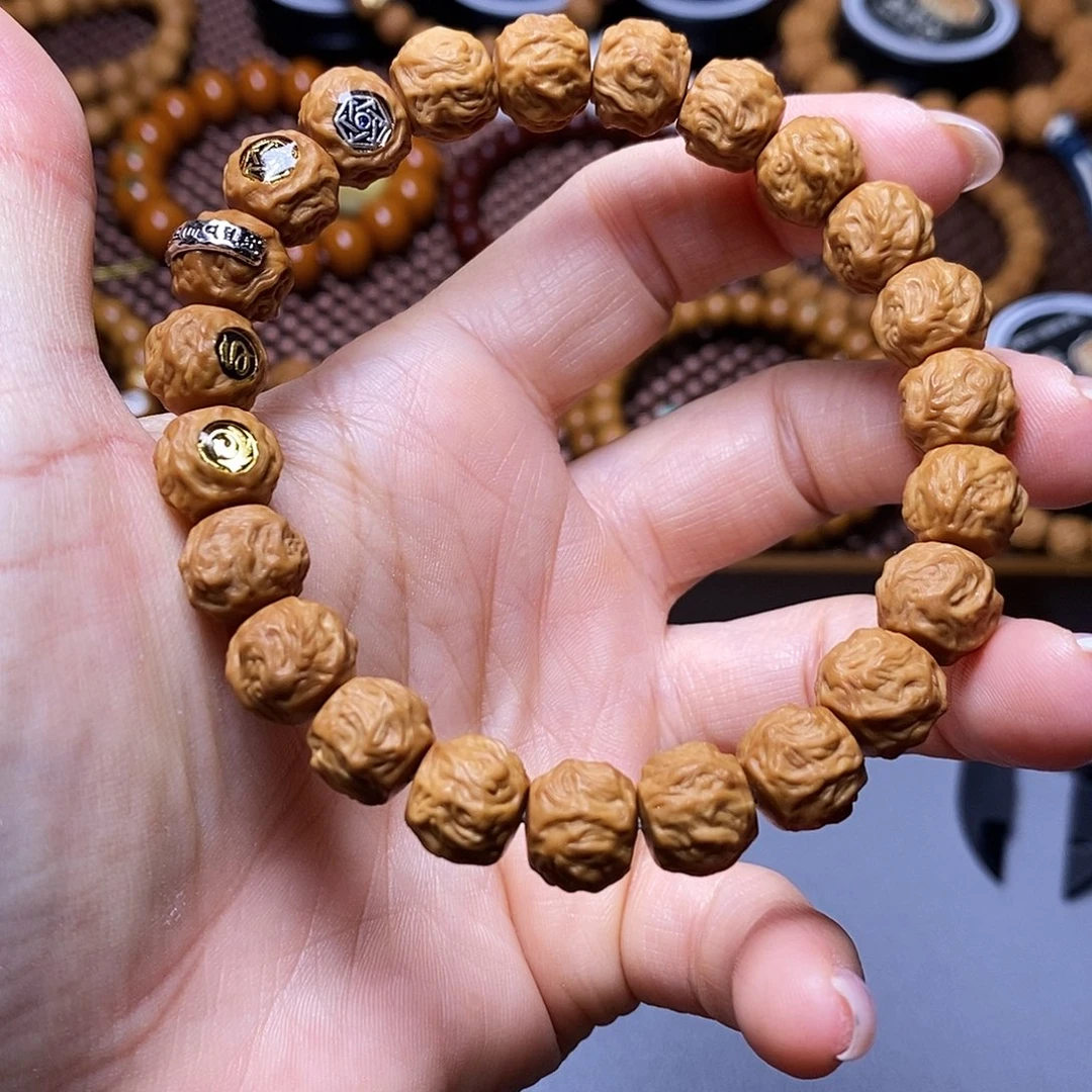 猴头核桃手串五标龙蛇之变全品