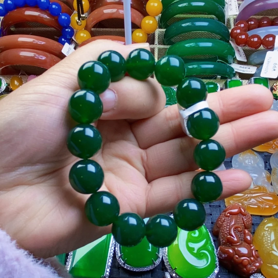 凤***玛瑙/玉髓未镶嵌手链卡14