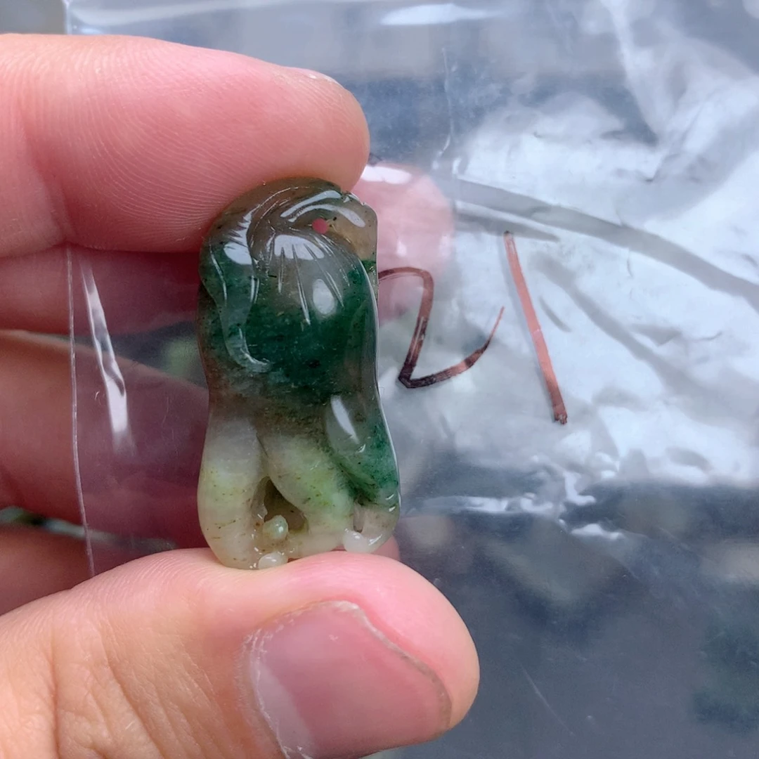 独山玉未镶嵌吊坠(不含链)