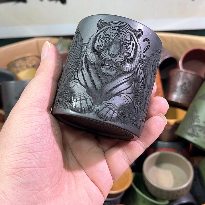 茶杯紫砂全手工紫砂主人杯