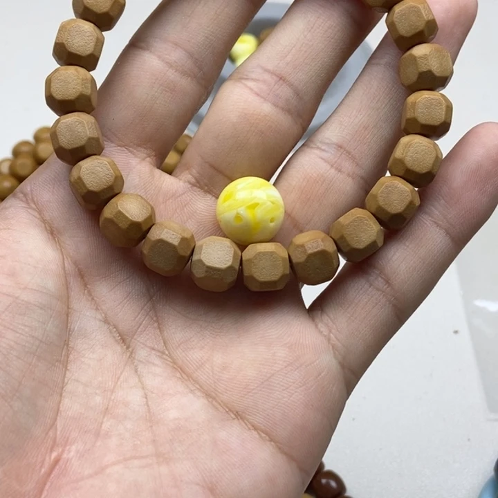 猴头核桃手串安*星图六方9➕磨砂