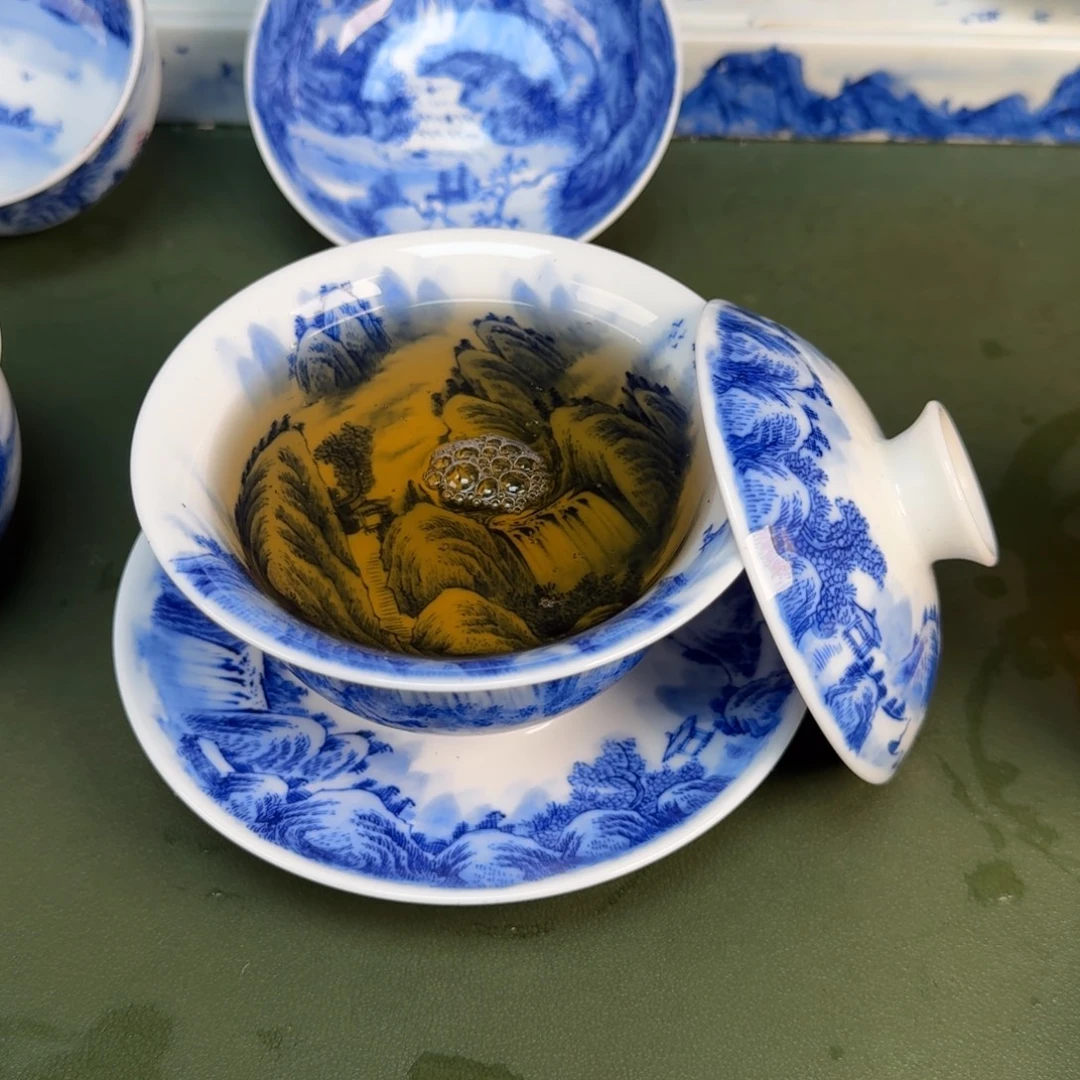 景德镇纯手绘茶具圆圆237