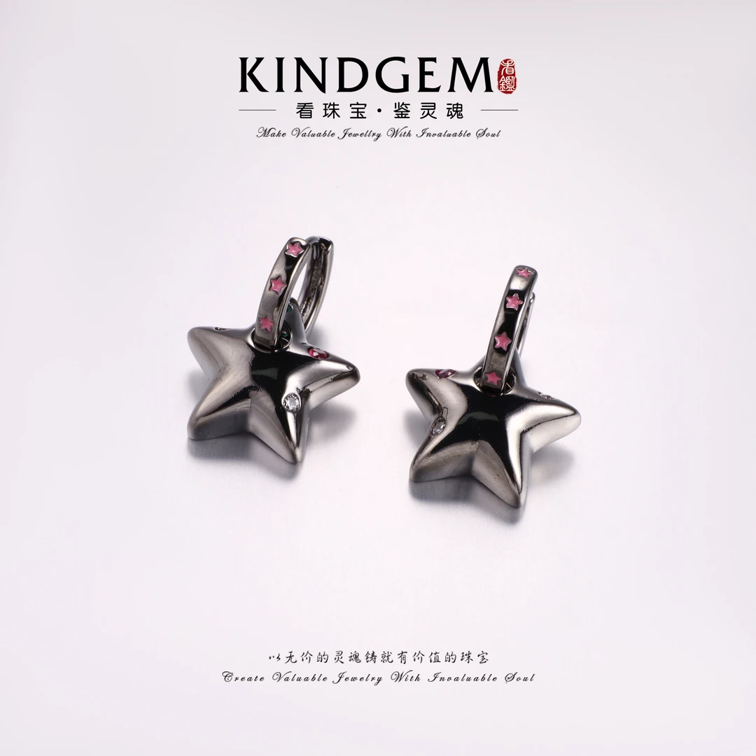 铜合金锆石耳饰 气质轻奢百搭时尚耳环 C-33097