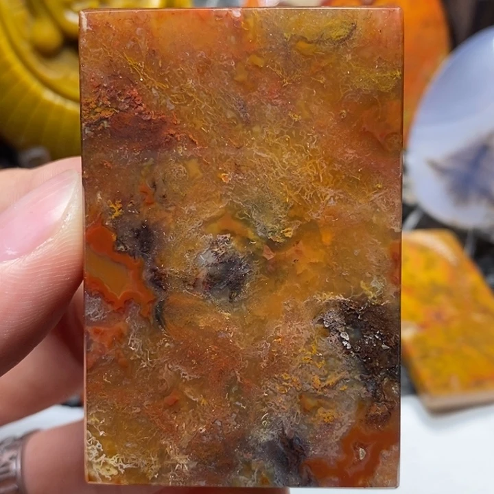 玛瑙/玉髓颈饰未镶嵌松**子