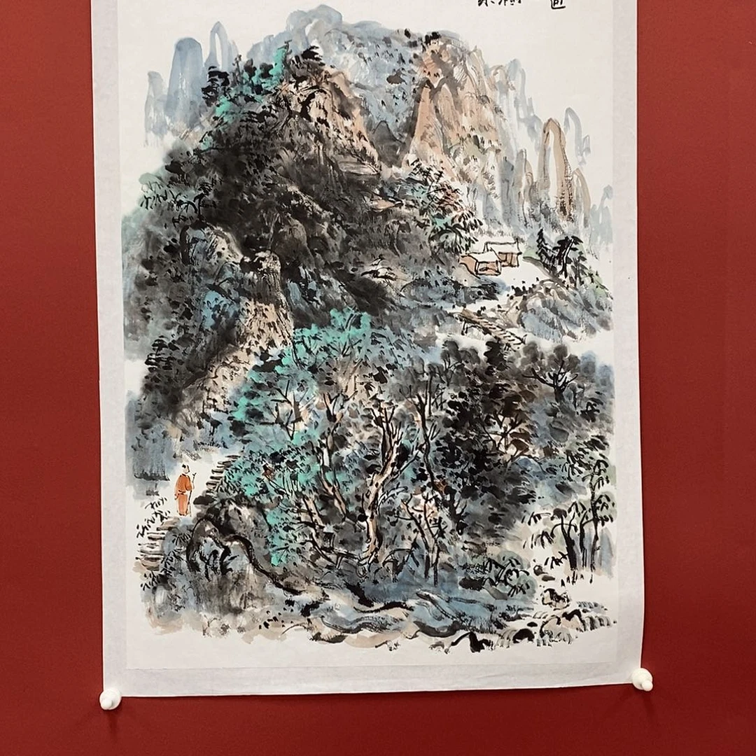 国画黄桂明四尺三开精品佳作