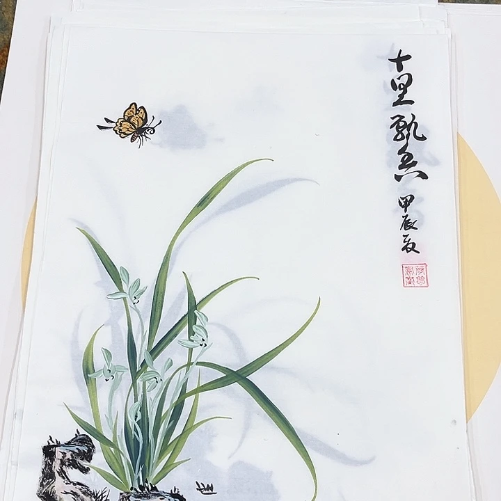 国画孟凡萍小兰花