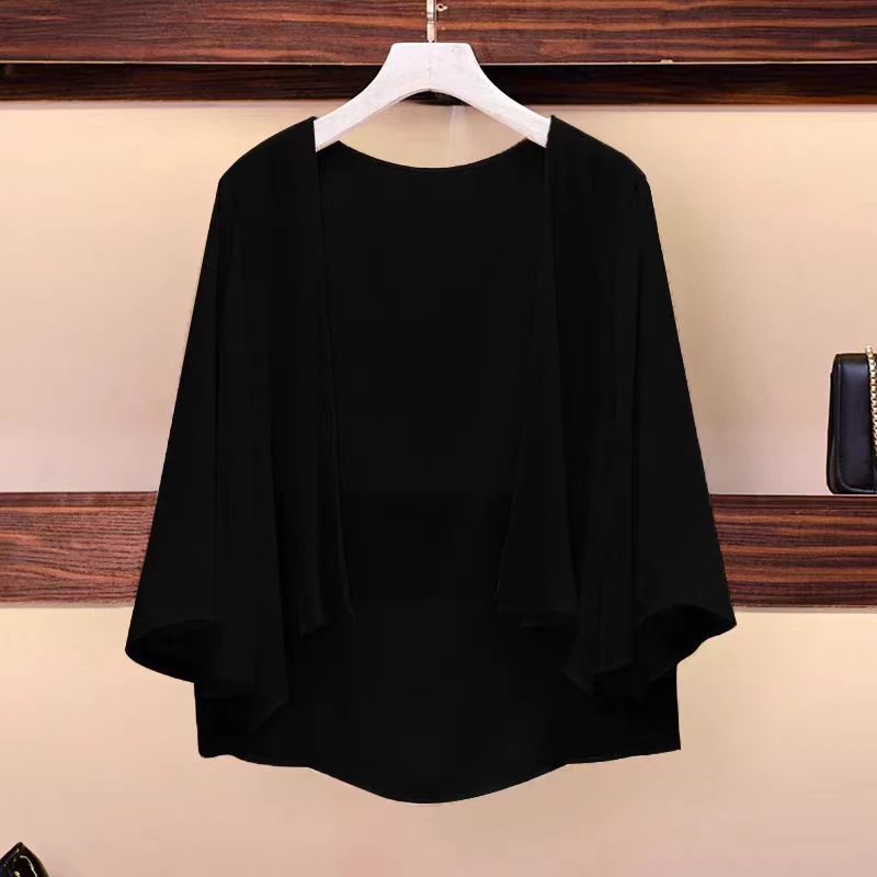 3516百搭雪纺防晒小披肩