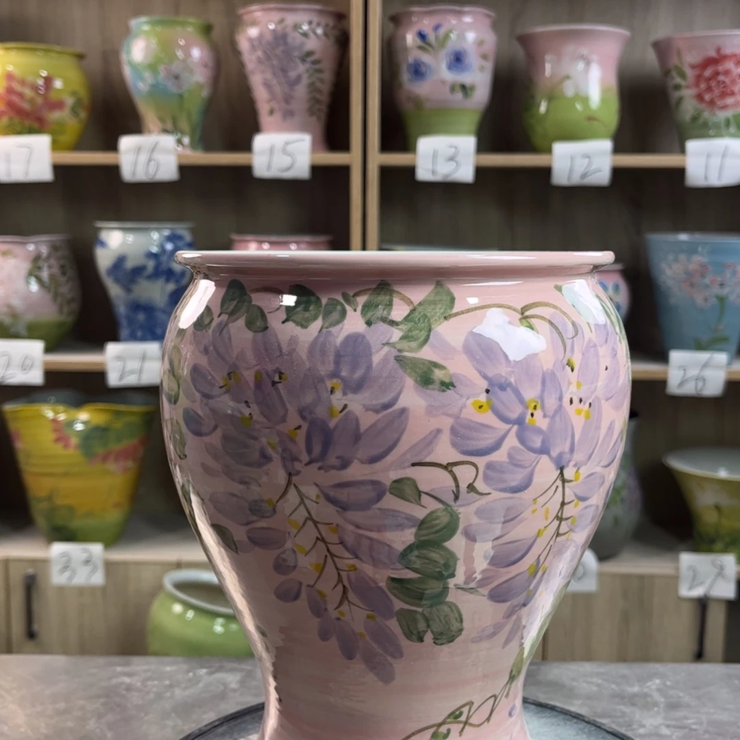景德镇陶瓷花盆花盆