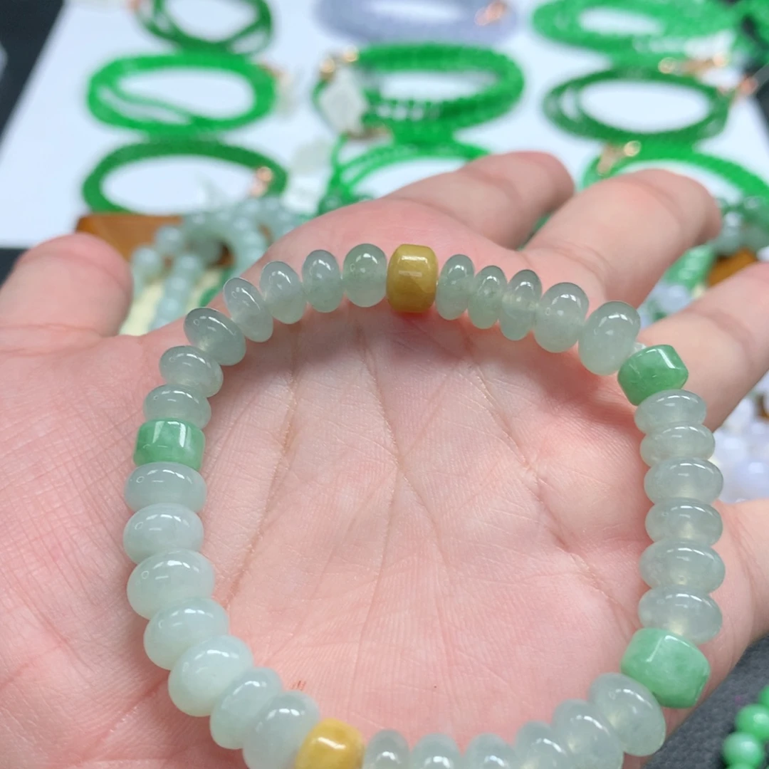 未镶嵌手链翡翠翡翠