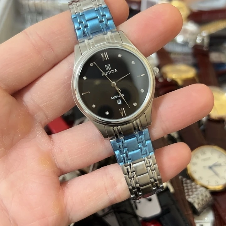 佳***涵钢牛皮（革）钢石英机芯