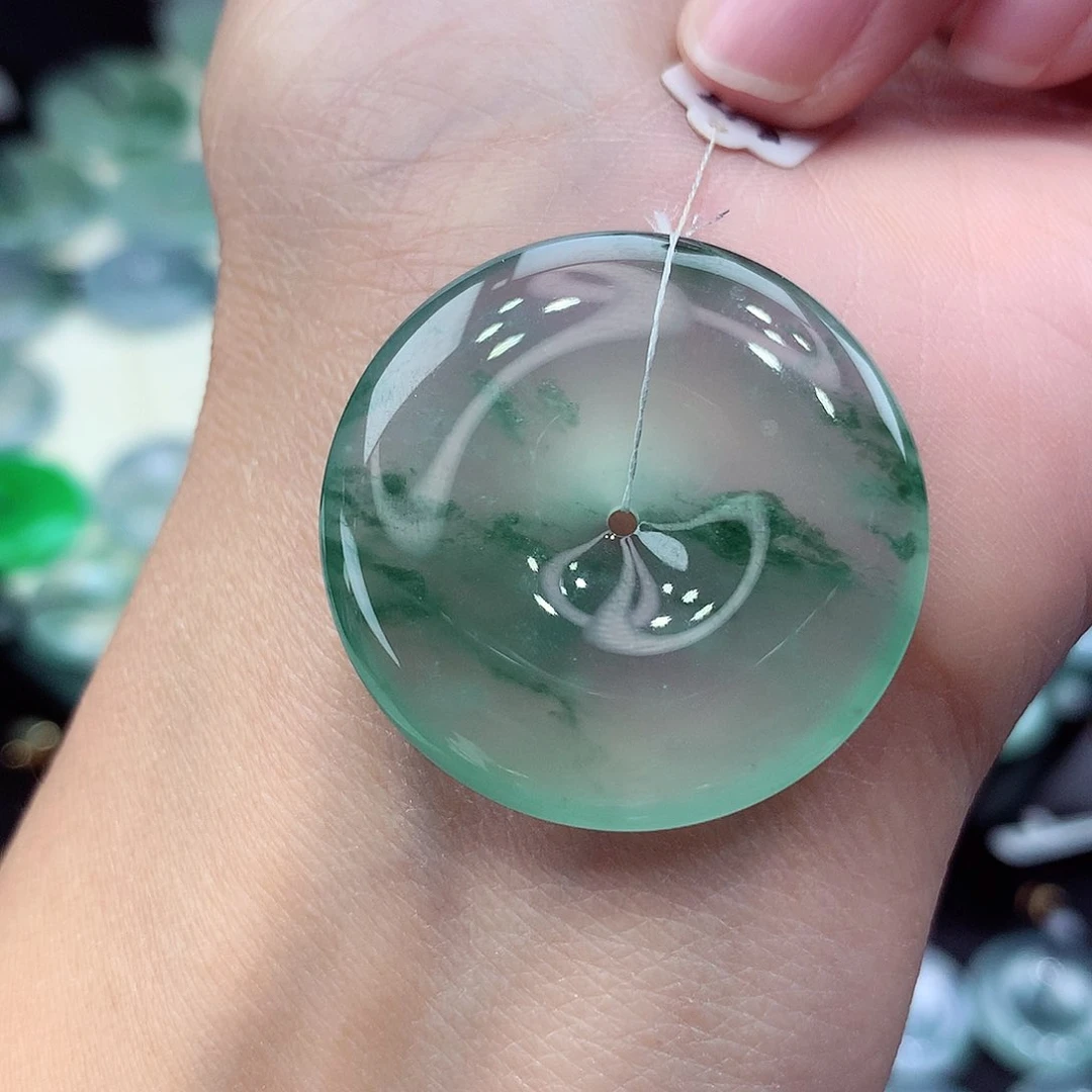 颈饰未镶嵌翡翠编号70尺寸32.3-5.9