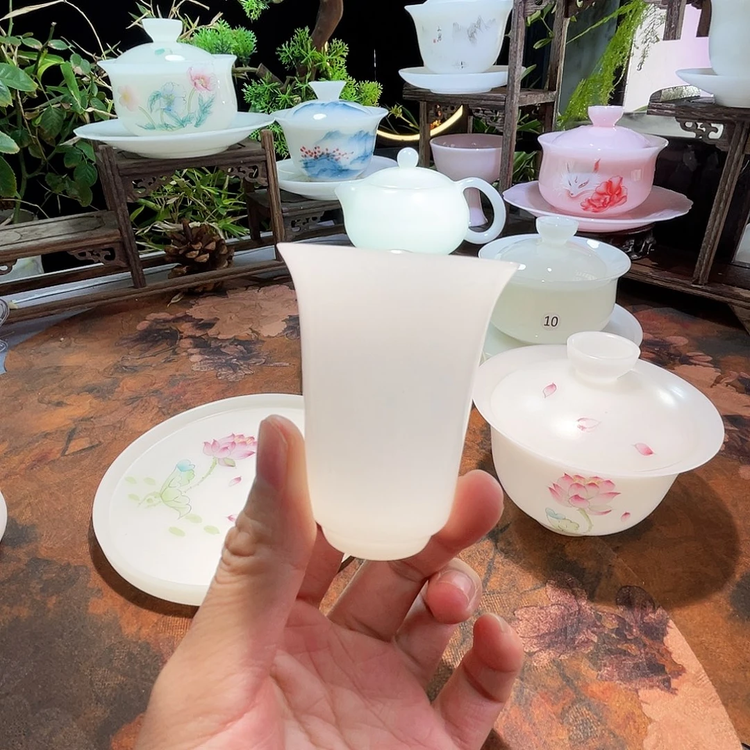 冰晶璞玉釉烧小闻香杯45ml