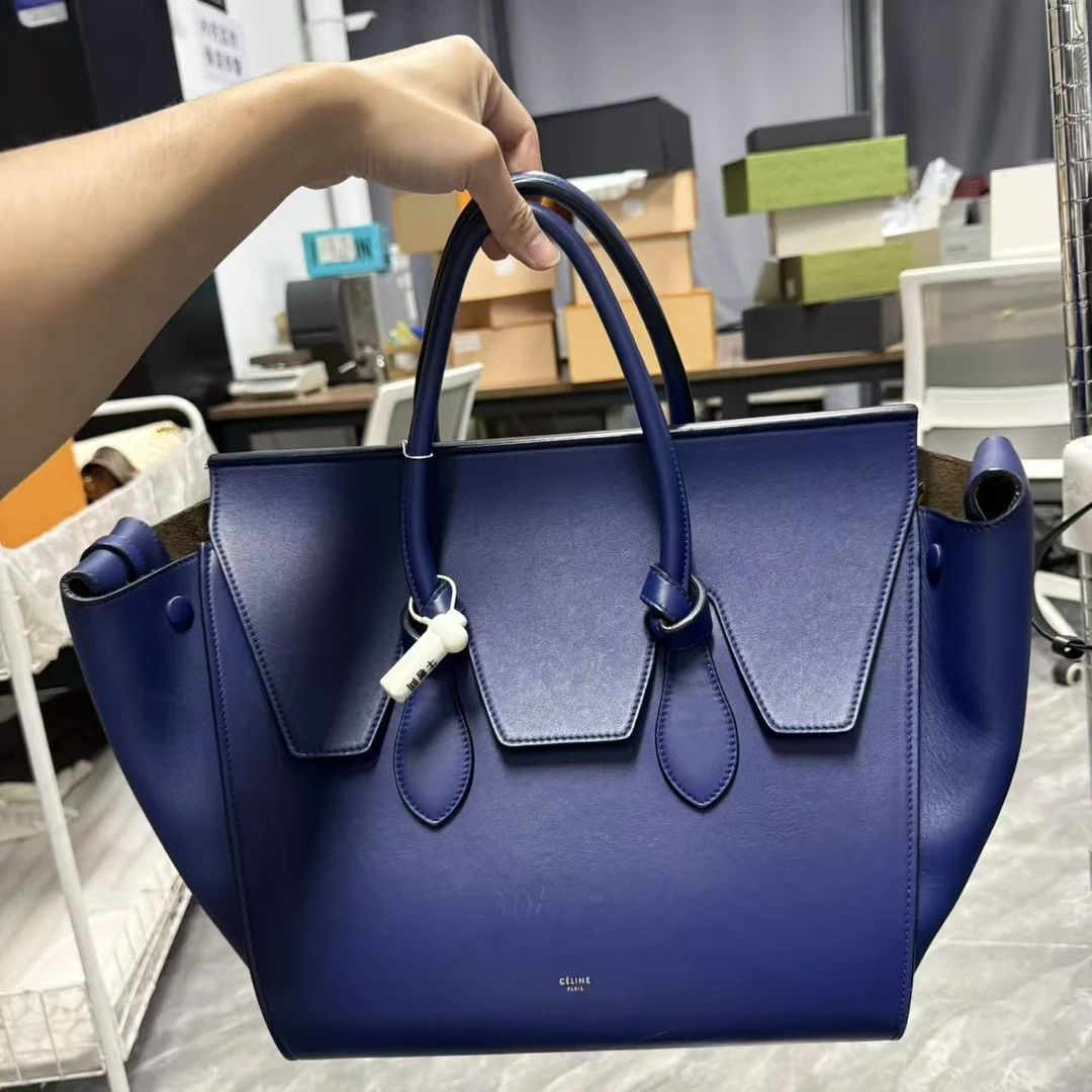 95新 Celine/思琳 【安则专属】深蓝色托特包