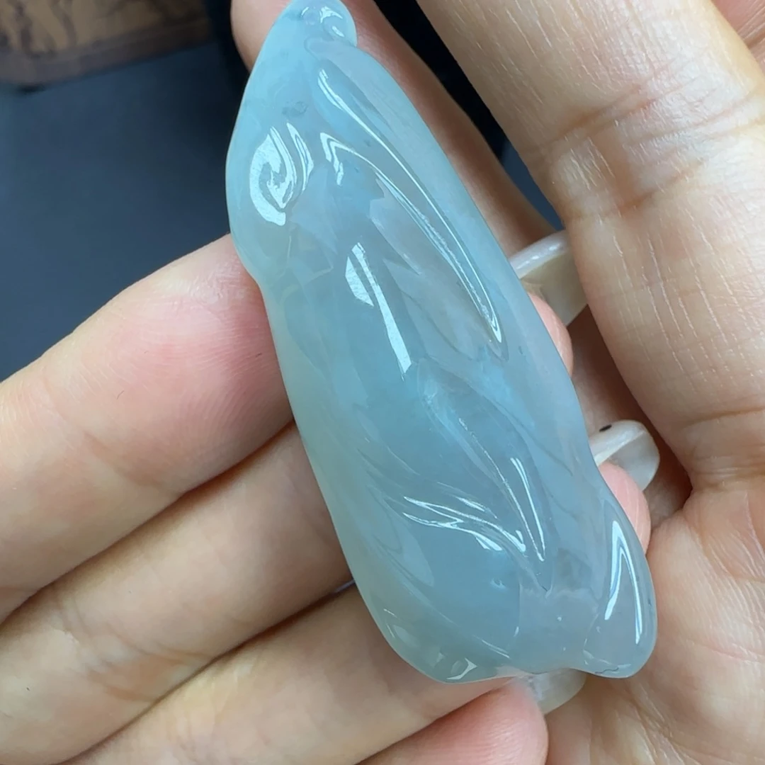 翡翠未镶嵌颈饰随行冰胶