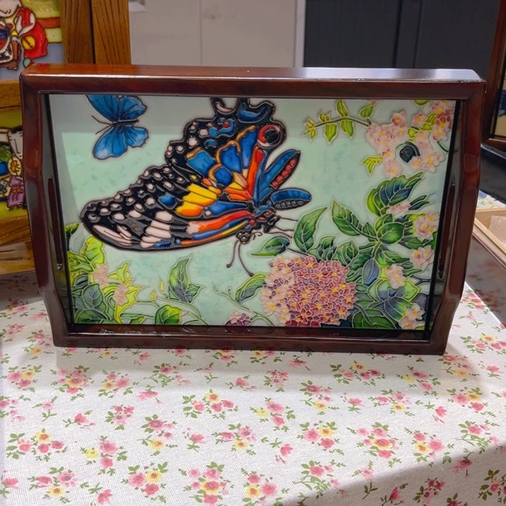 塑料瓷板画艺术作品