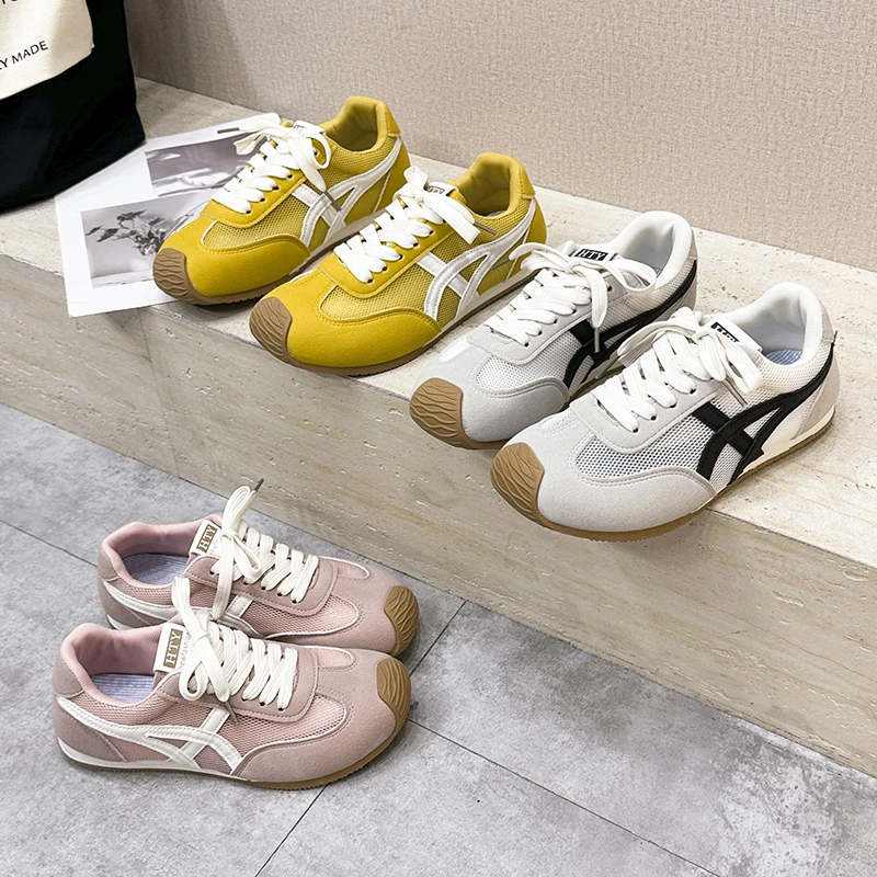 德训鞋女小白鞋新款春夏季平底百搭阿甘鞋运动休闲风板鞋潮流韩版