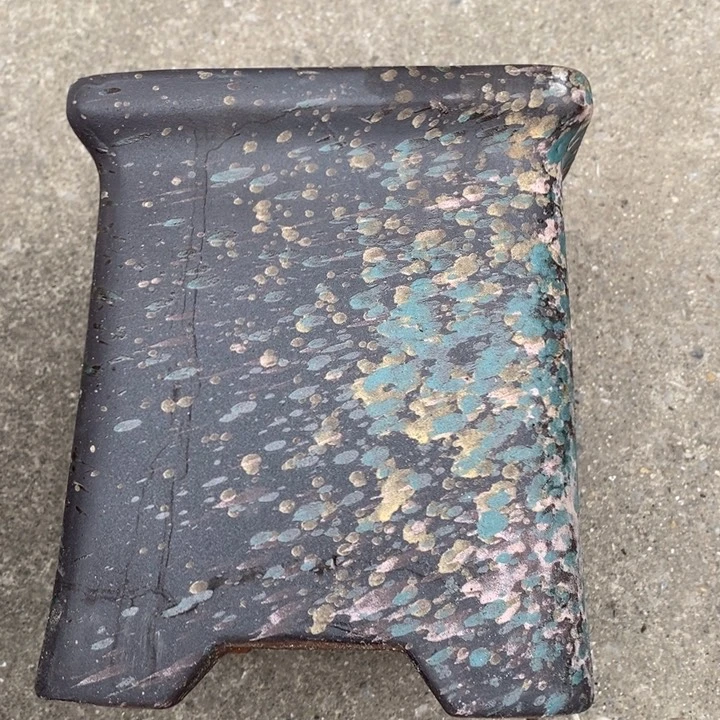 紫砂花盆高约19口约16