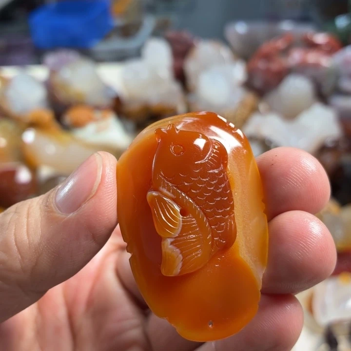 玛瑙/玉髓未镶嵌吊坠(不含链)