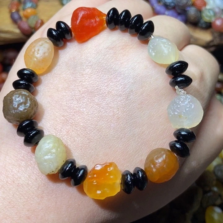 玛瑙/玉髓合金手链