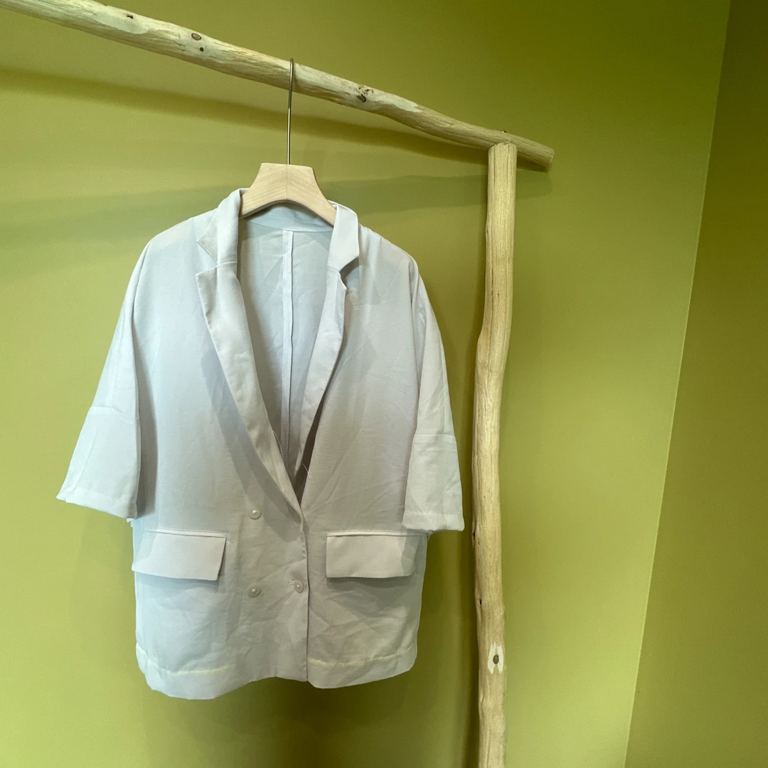 【美琪元选】元货 nk西装 女士夏日短袖防嗮西装外套