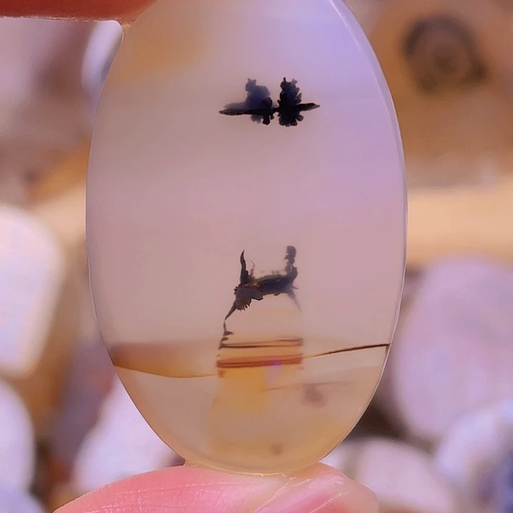 玛瑙/玉髓吊坠(不含链)未镶嵌