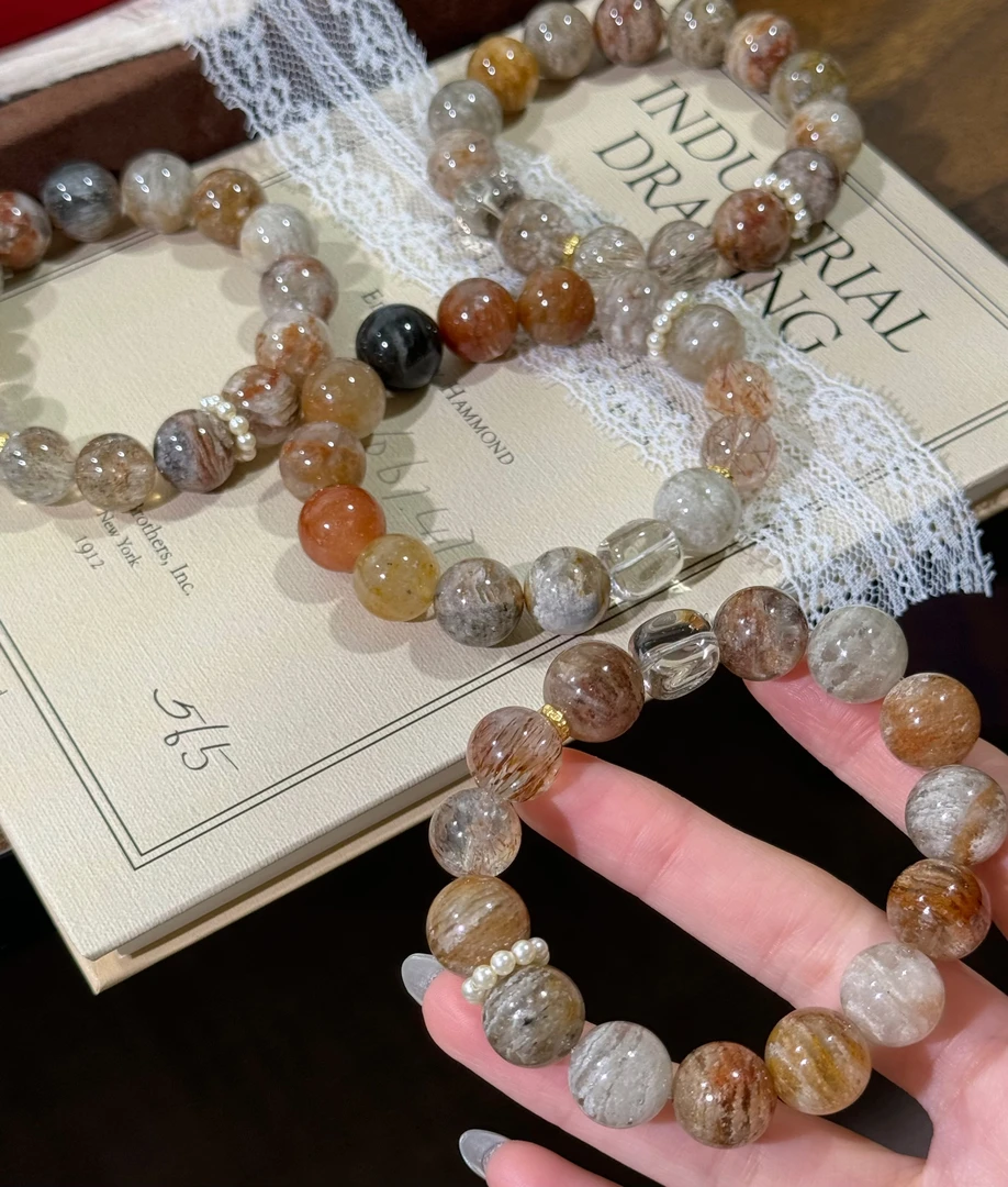 F68《云雾里》千层幽灵手串