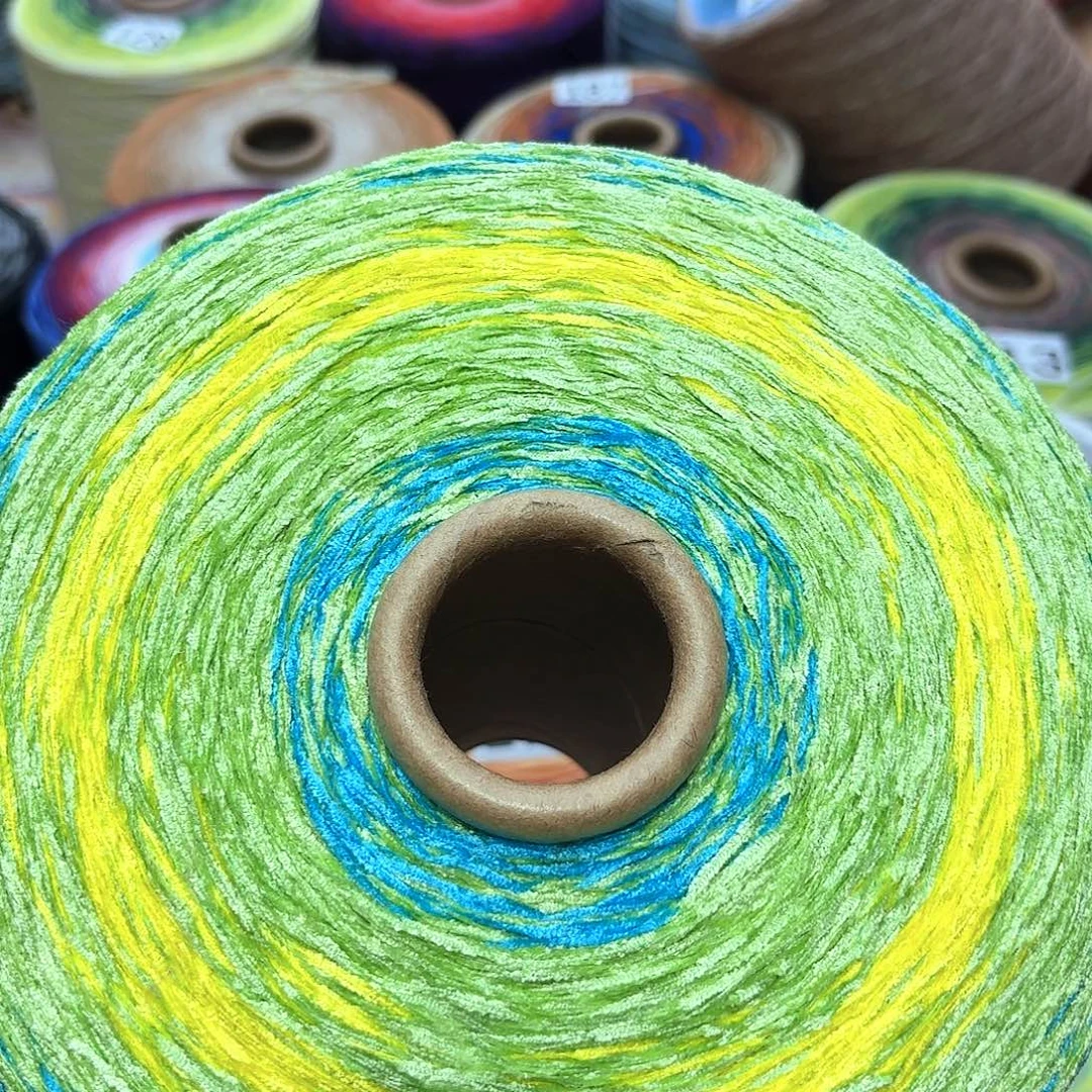 棉绒线3股4进不加捻