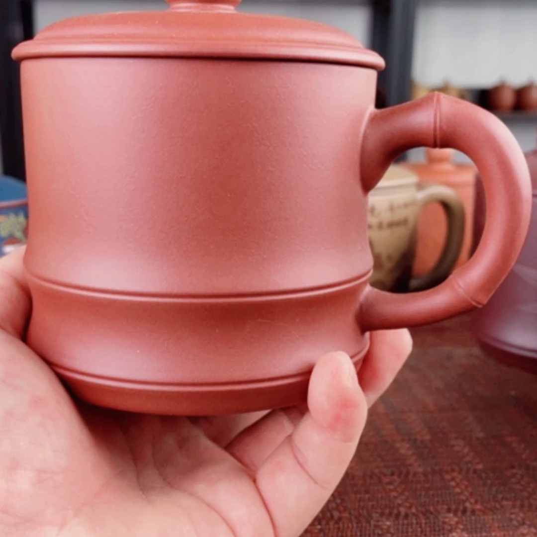 【闪购商品】茶杯紫砂宜兴原矿紫砂盖杯微瑕