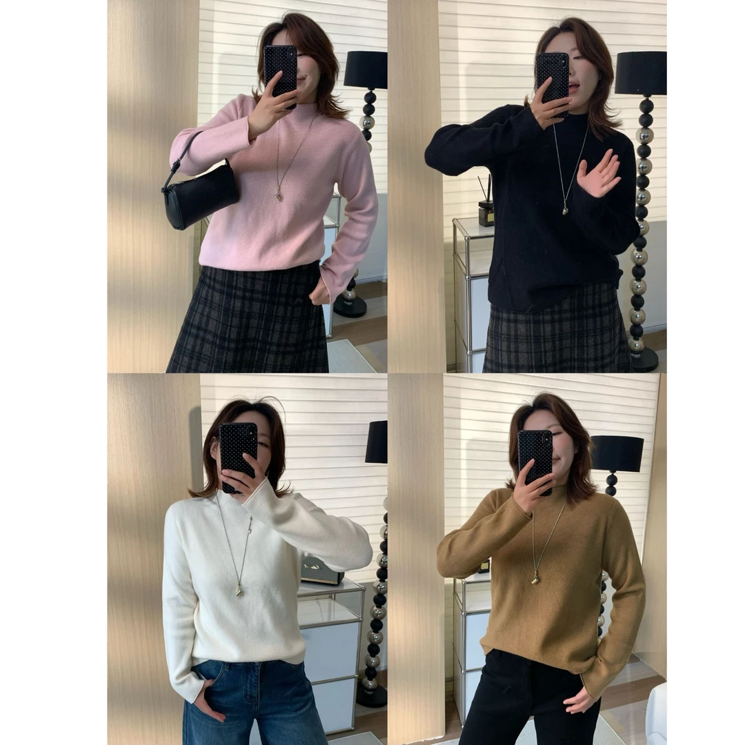 Q了个T 微胖mm【冬日暖阳】超亲肤胖mm冬季bi备显瘦保暖打底衫