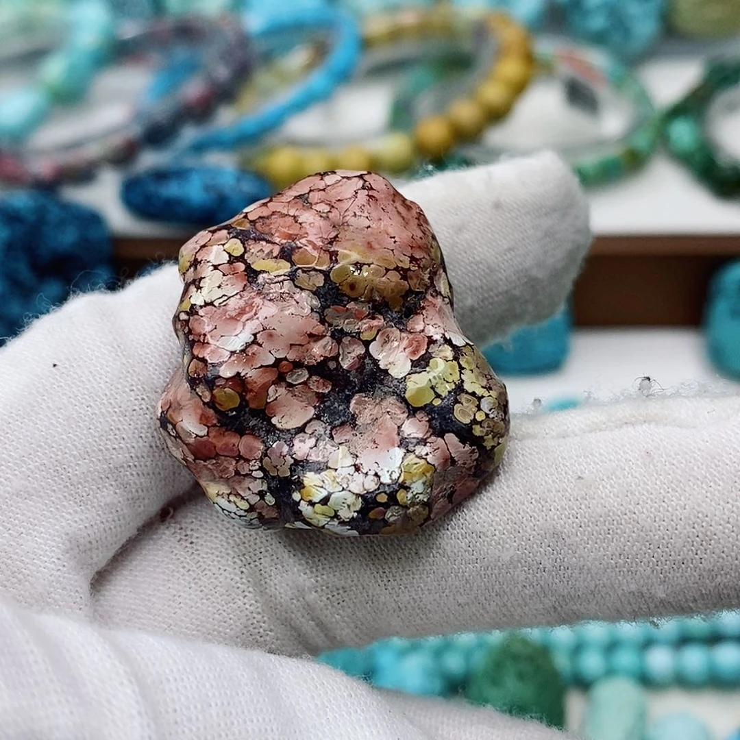 绿松石珠宝奇石未镶嵌