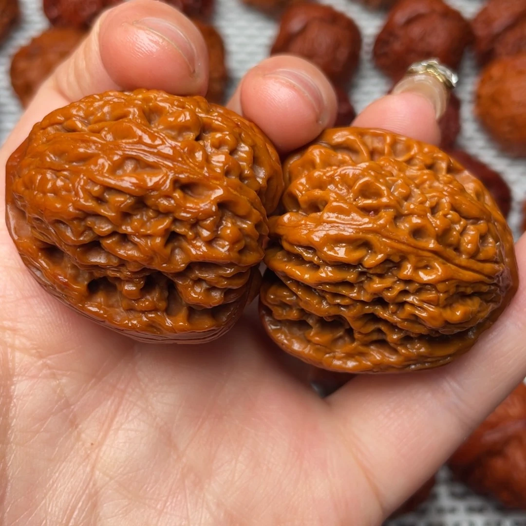 桃核吊坠文玩核桃 手把件 南将石 38