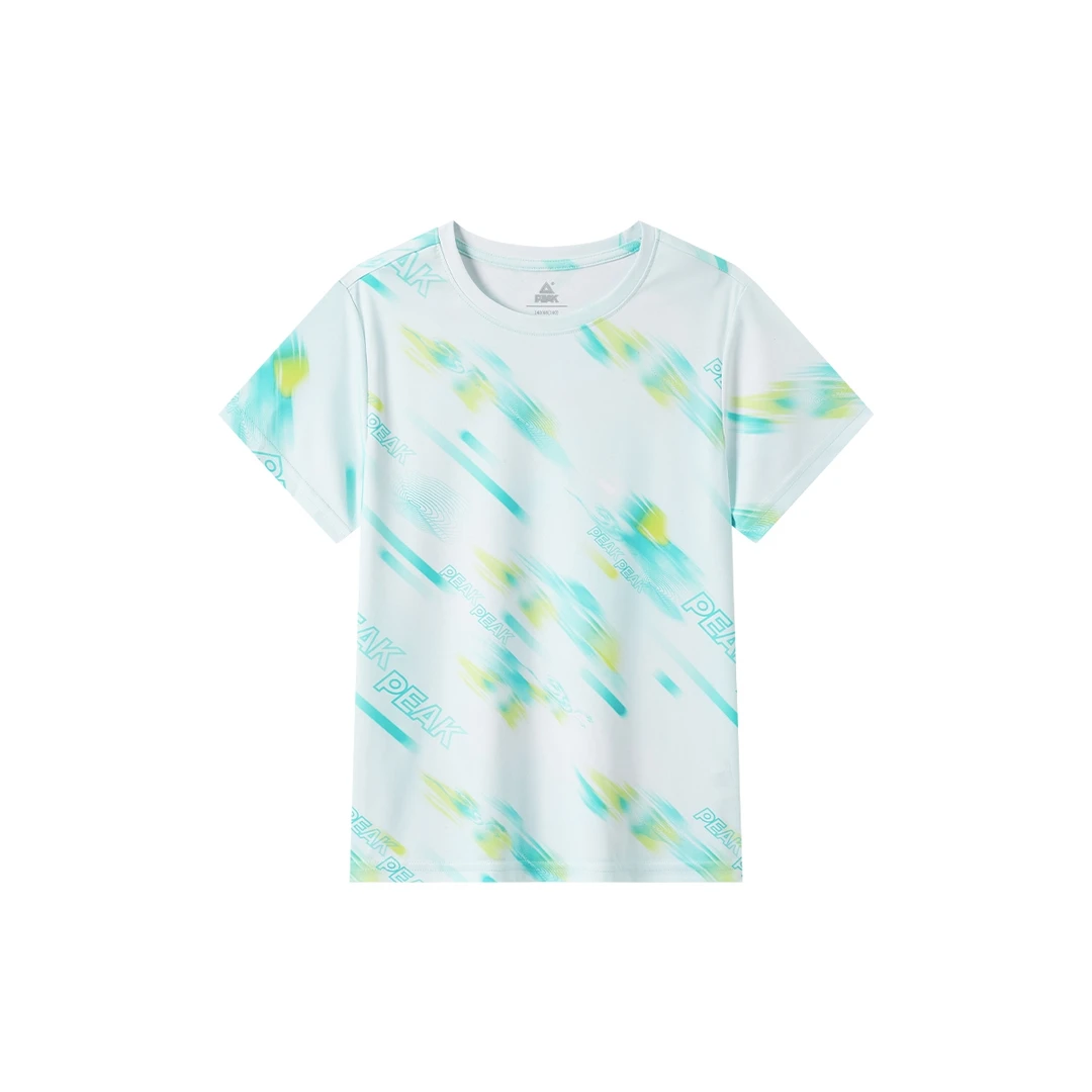 Peak/匹克儿童男童女童2025年夏季新款运动时尚圆领T恤DFK642991