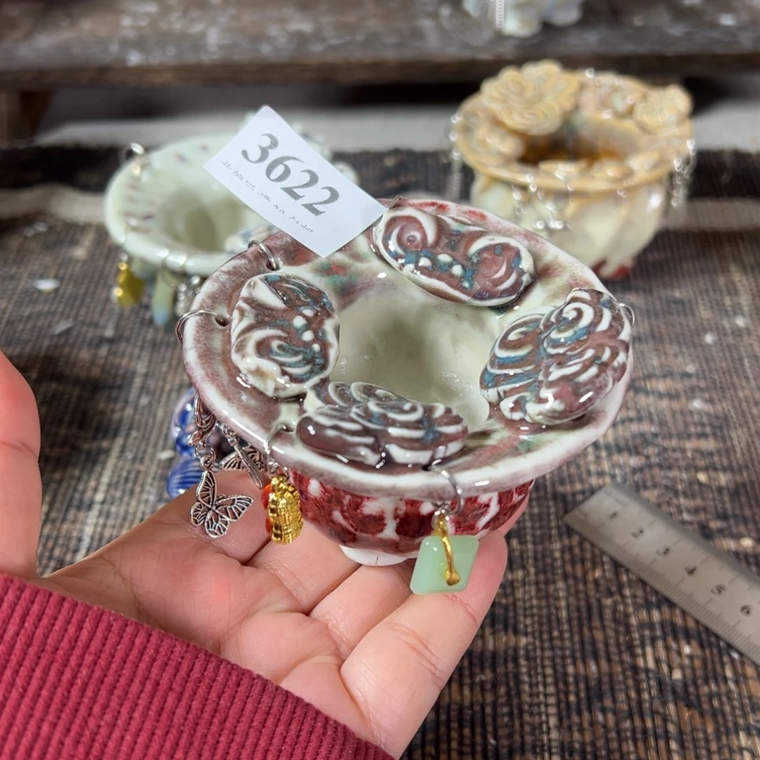 红陶景德镇手工花盆