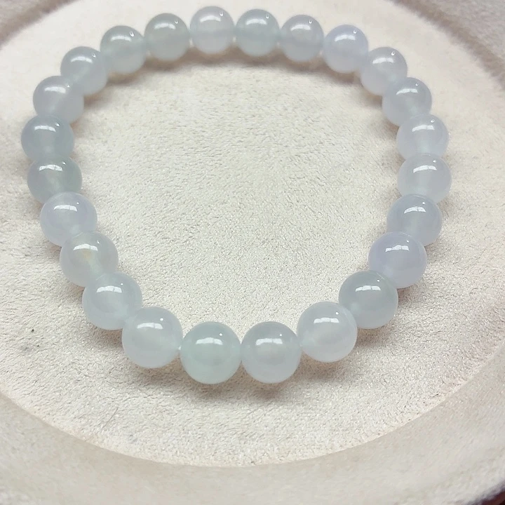 翡翠未镶嵌手链天然缅甸翡翠A货卡7.7